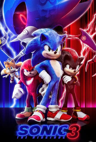 Sonic The Hedgehog 3 poster